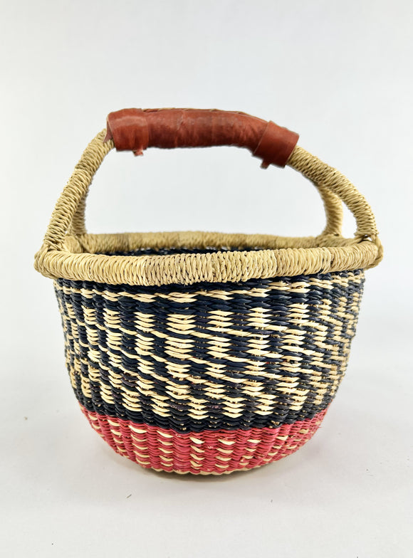 Small Round African Basket 3