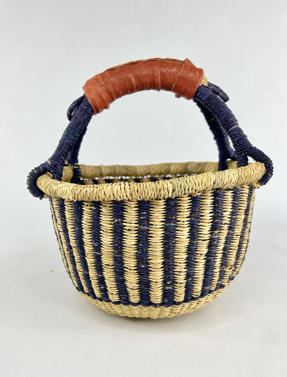 Small Round African Basket 9