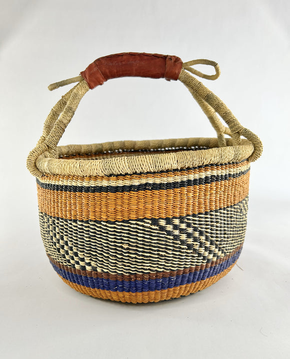 Medium Round African Basket 3