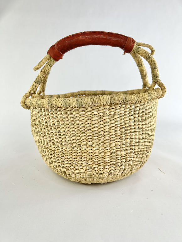 Medium Round African Basket 4