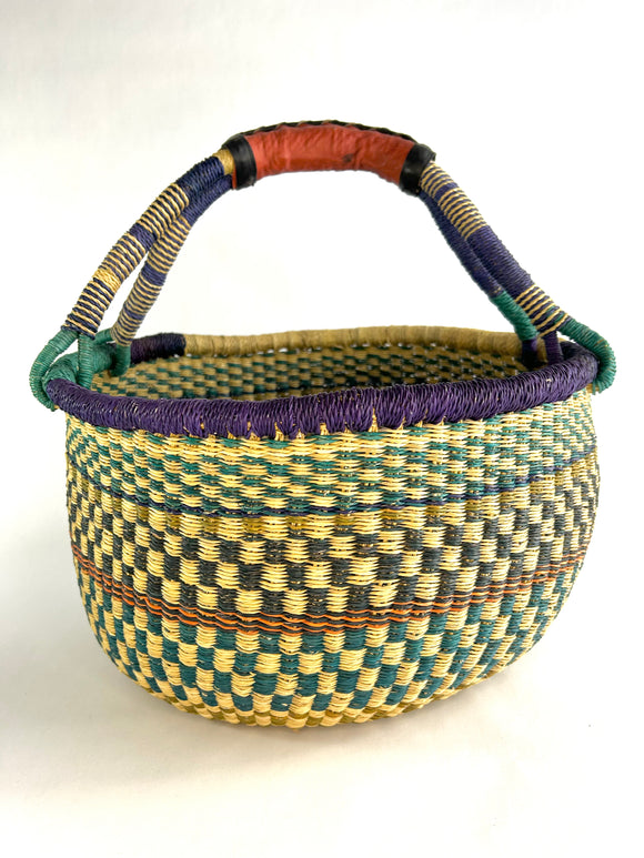 Large Round African Basket 2