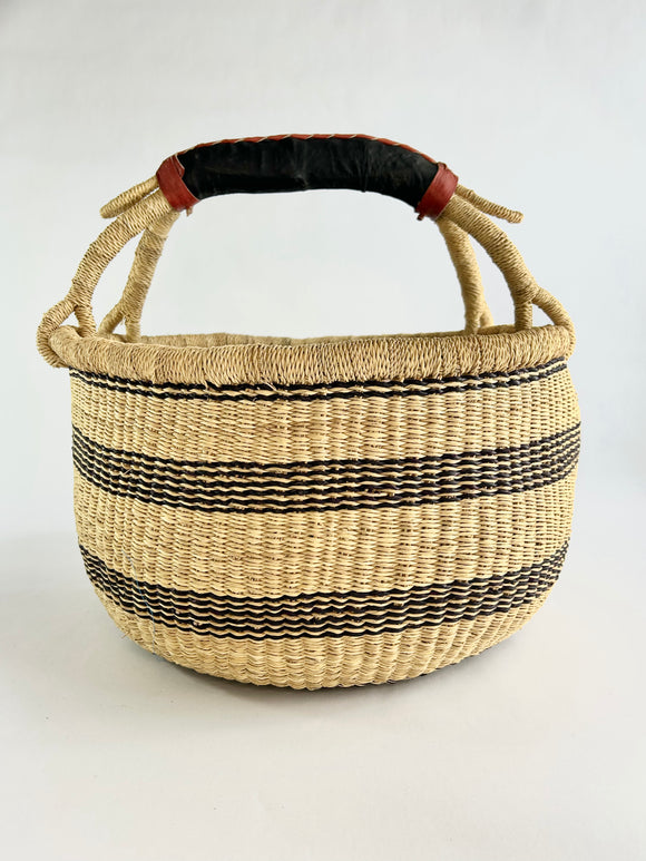 Large Round African Basket 4
