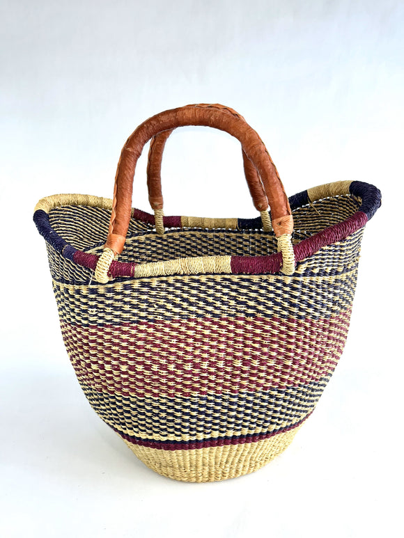 Large U Shopper African Basket 6