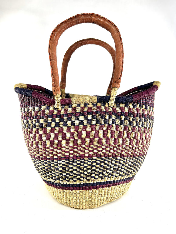 Large U Shopper African Basket 9