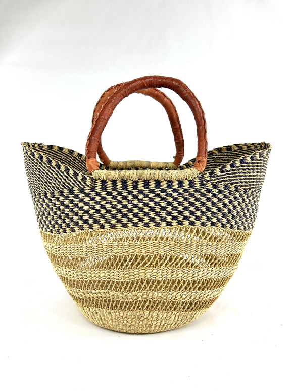 Large U Shopper African Basket 10