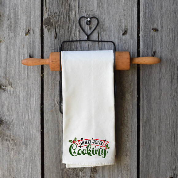 Holly Jolly Cooking Dish Cloth