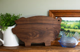 Walnut Pig Cutting Board