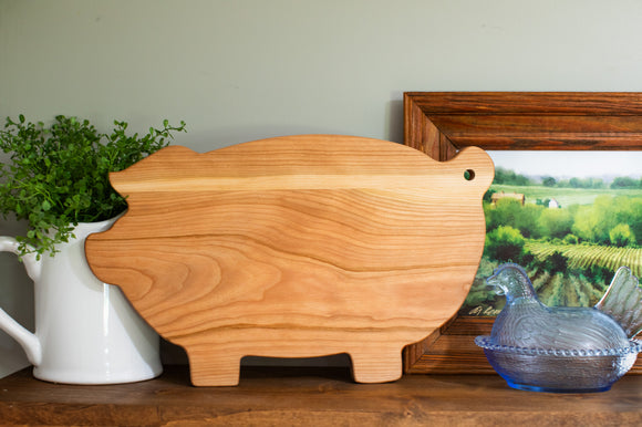 Cherry Pig Cutting Board