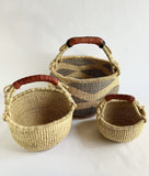 Medium Round African Basket 4