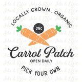 Carrot Patch Open Daily Dish Cloth