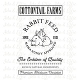 Cottontail Farms Rabbit Feed Dish Cloth