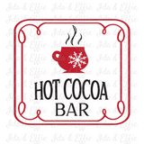 Hot Coco Bar Dish Cloth