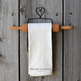 Personalized Last Name and Established Date Type Font Dish Cloth