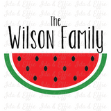 Personalized Watermelon Dish Cloth